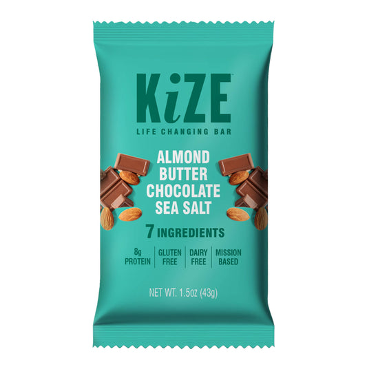 Almond Butter Choc. Sea Salt, Protein Snack Bar, 1.5oz, 10ct
