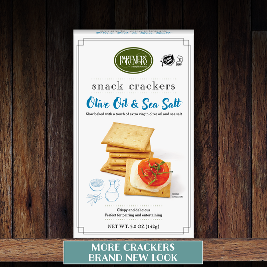 Olive Oil & Sea Salt Snack Crackers