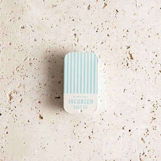Pure Kosher Sea Salt Slide Tin, blue stripes