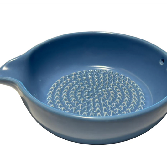 Grater and Dipping Bowl with Herb Stripper