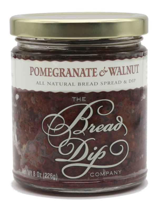 pomegranate and walnut bread dip