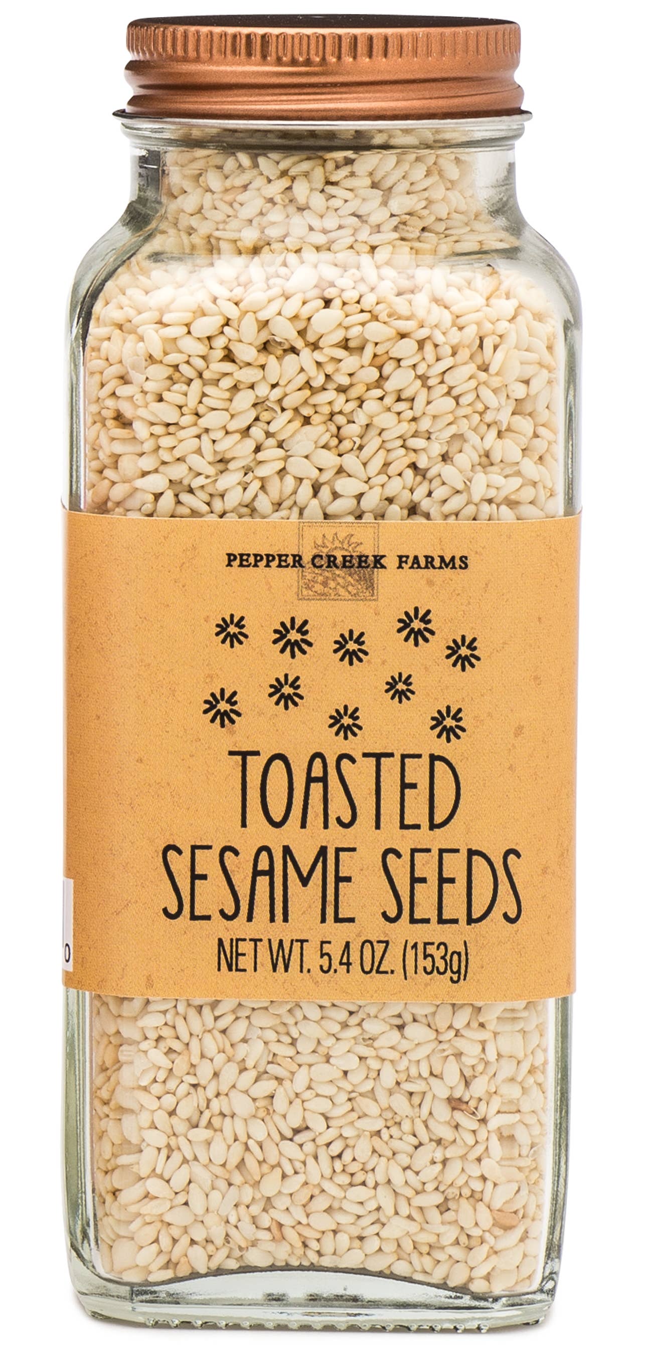 Toasted Sesame Seeds Copper Top