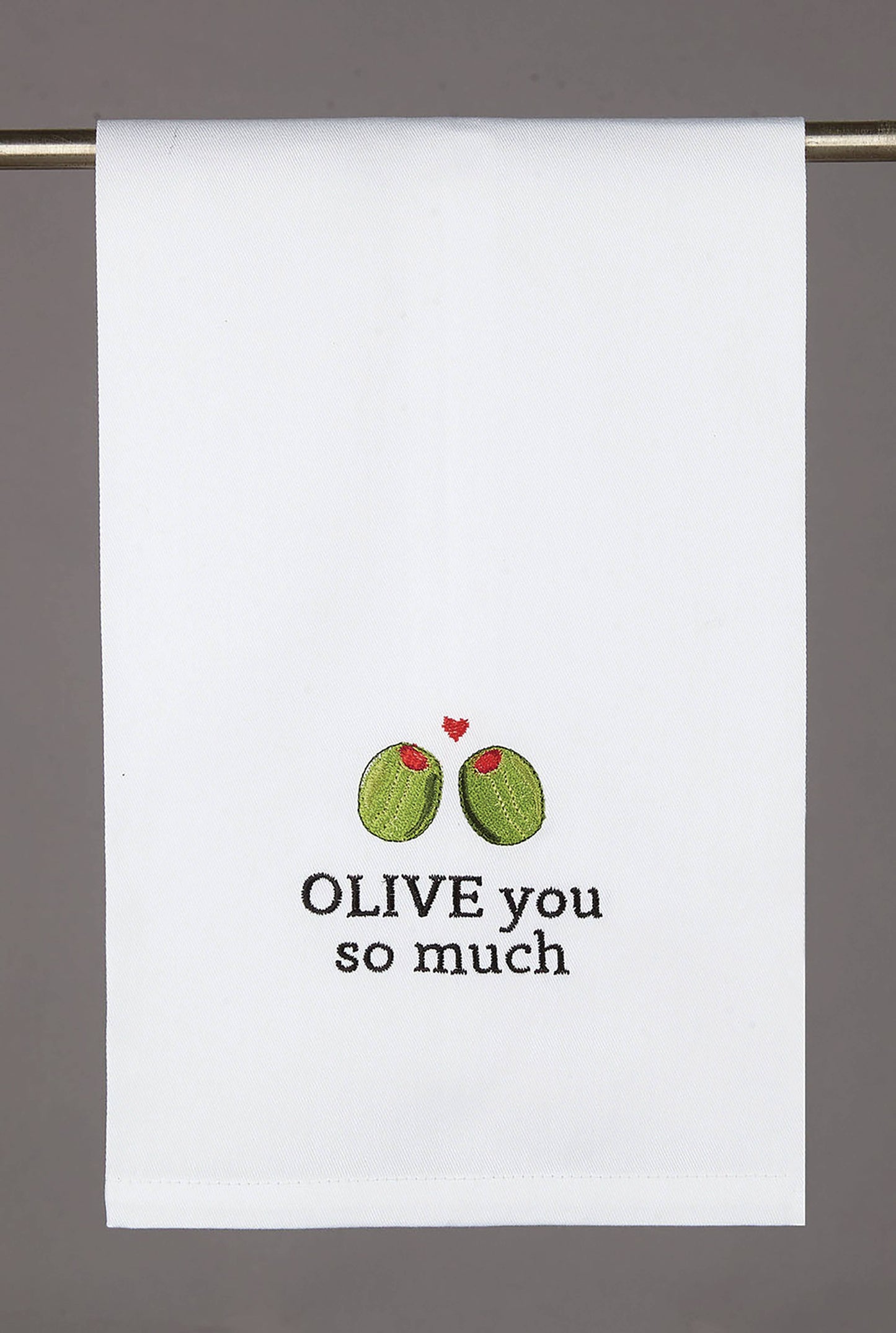 Olive You So Much Kitchen Towel