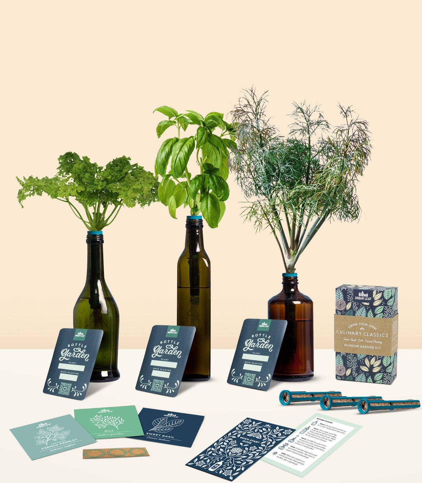 Culinary Classics Bottle Garden Herb Kit