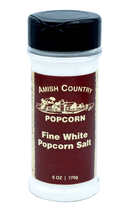 Fine White Popcorn Salt, 6oz