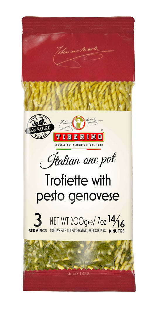 Trofiette with Basil Pesto