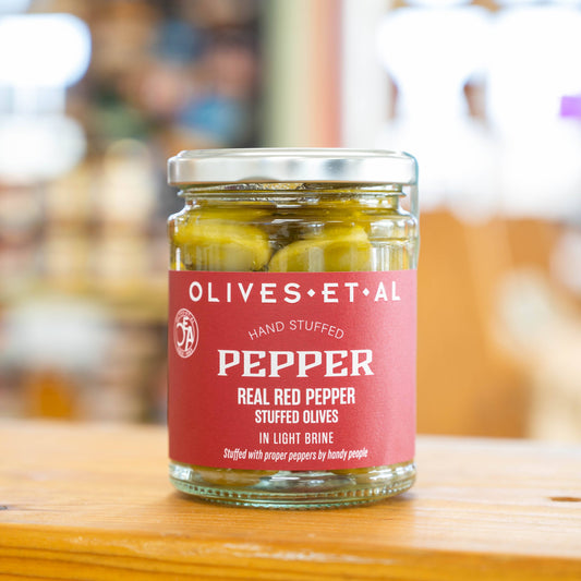 Red Pepper Stuffed Olives