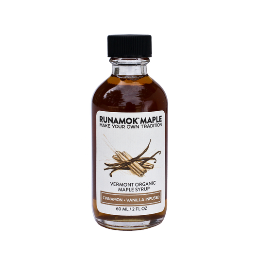 Cinnamon and Vanilla Infused Maple Syrup, 60ml