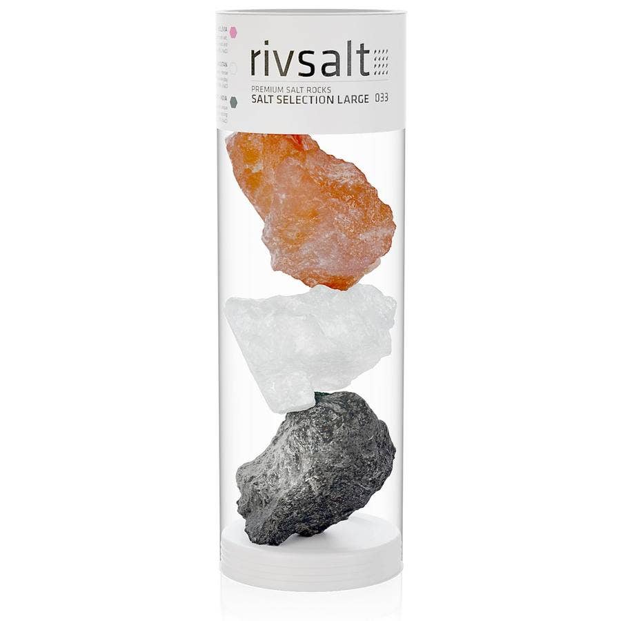 RIVSALT™ "Taste Large" Rock Salt, Set of Three