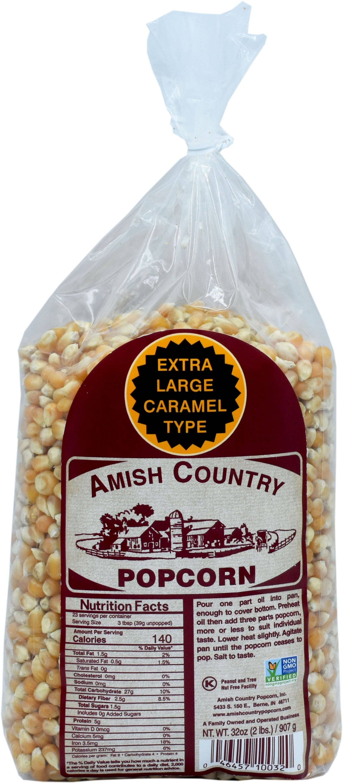 Bag Of Extra Large Caramel Type Popcorn, 2lb – The Oil Tree