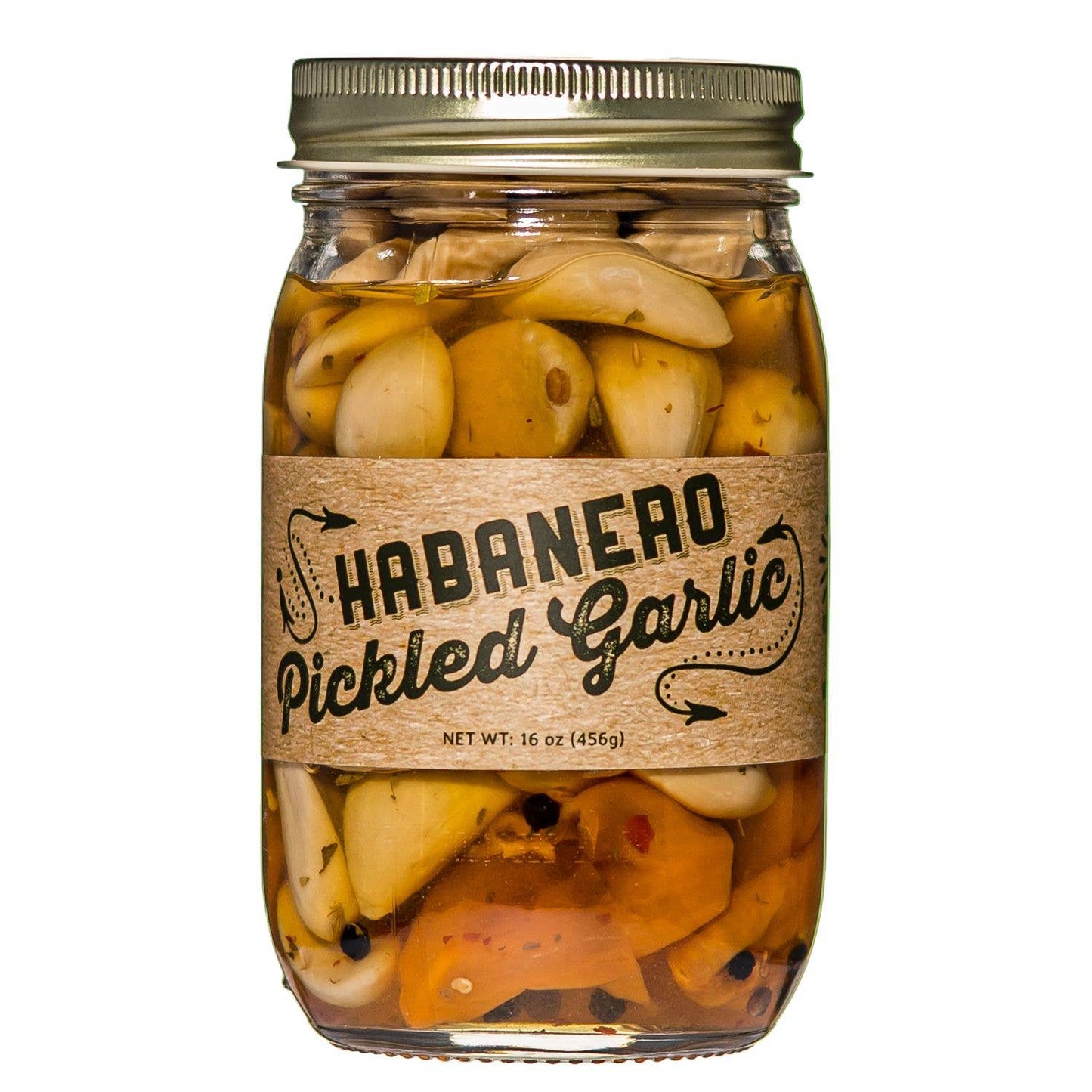 Habanero Pickled Garlic