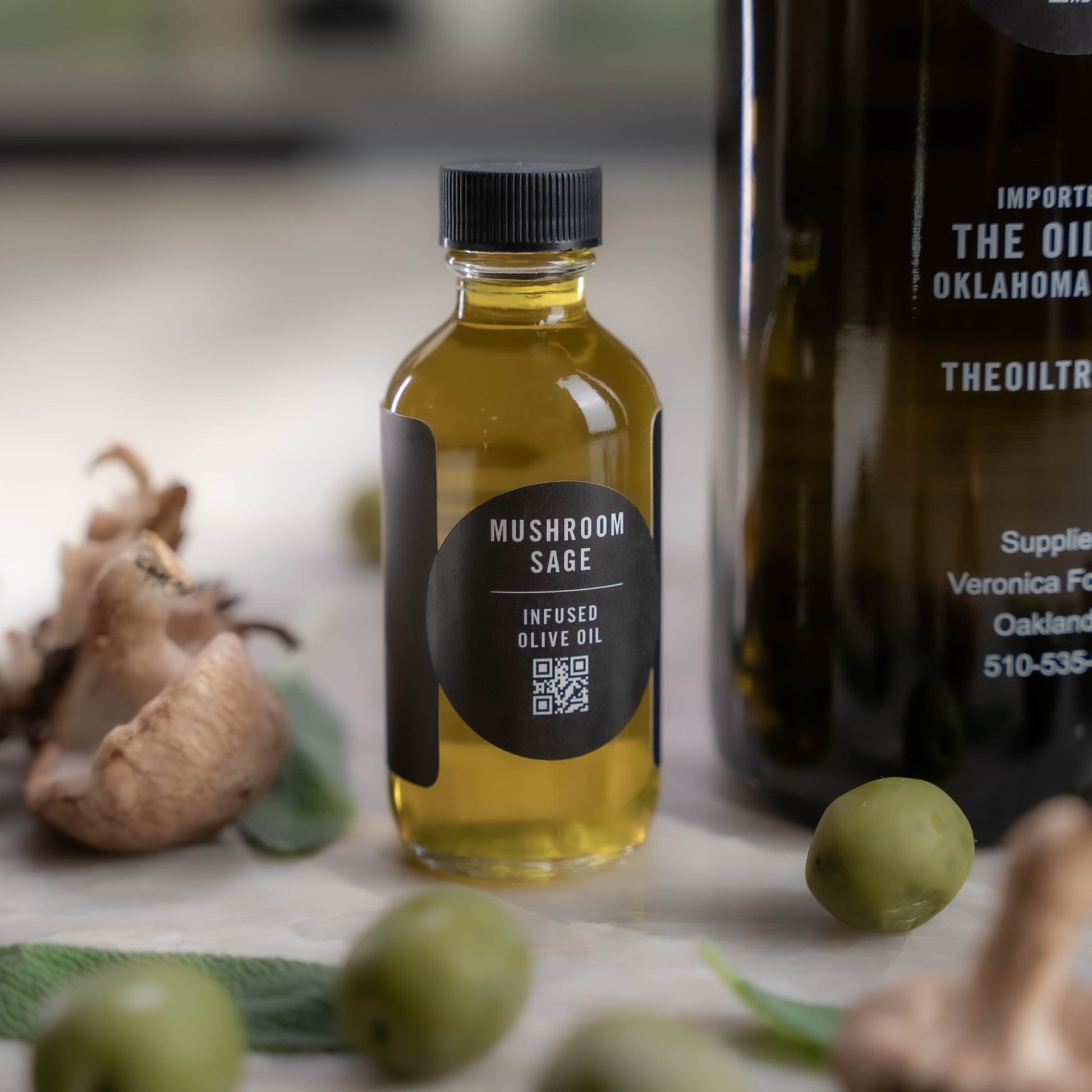 Mushroom Sage Infused Olive Oil