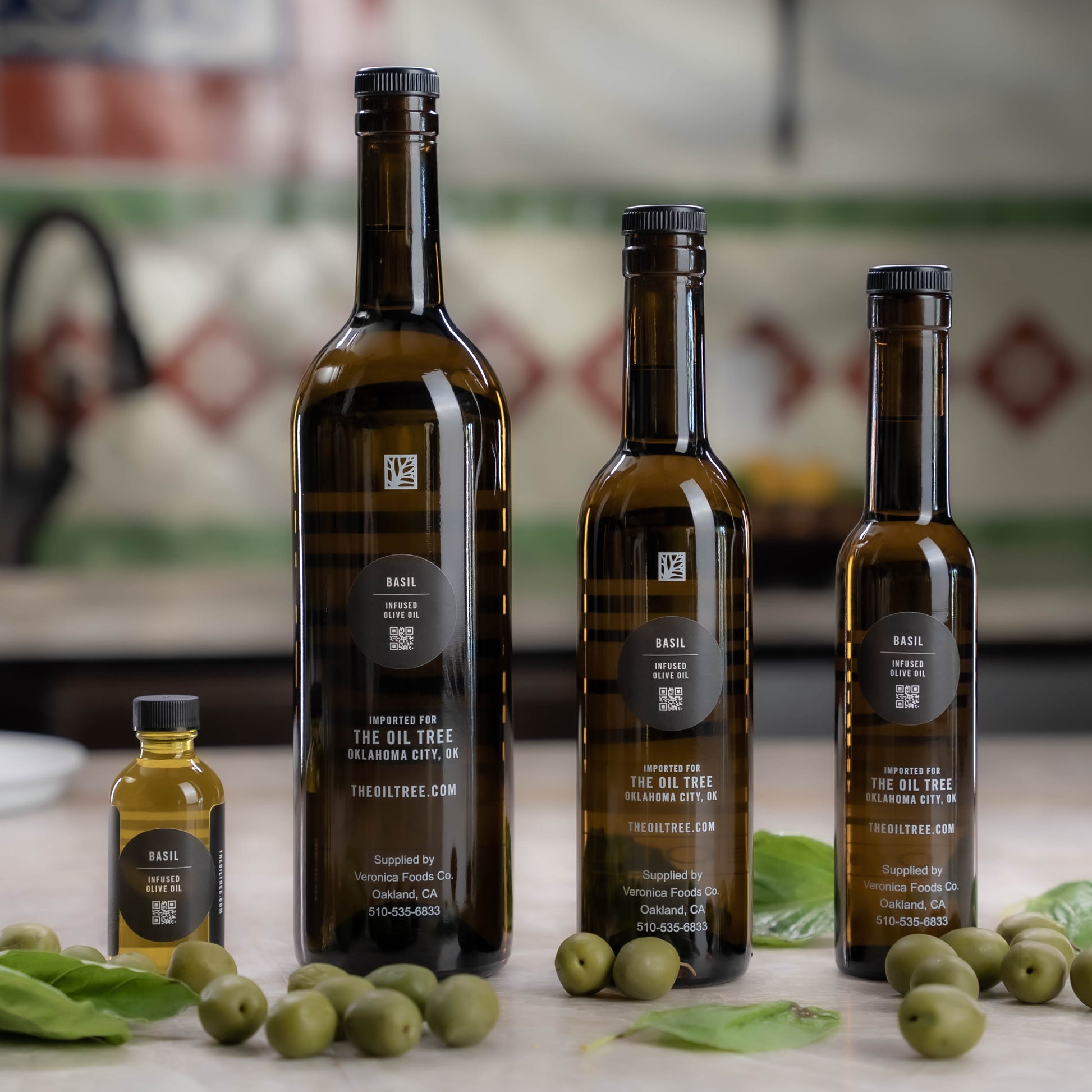 Basil infused olive oil