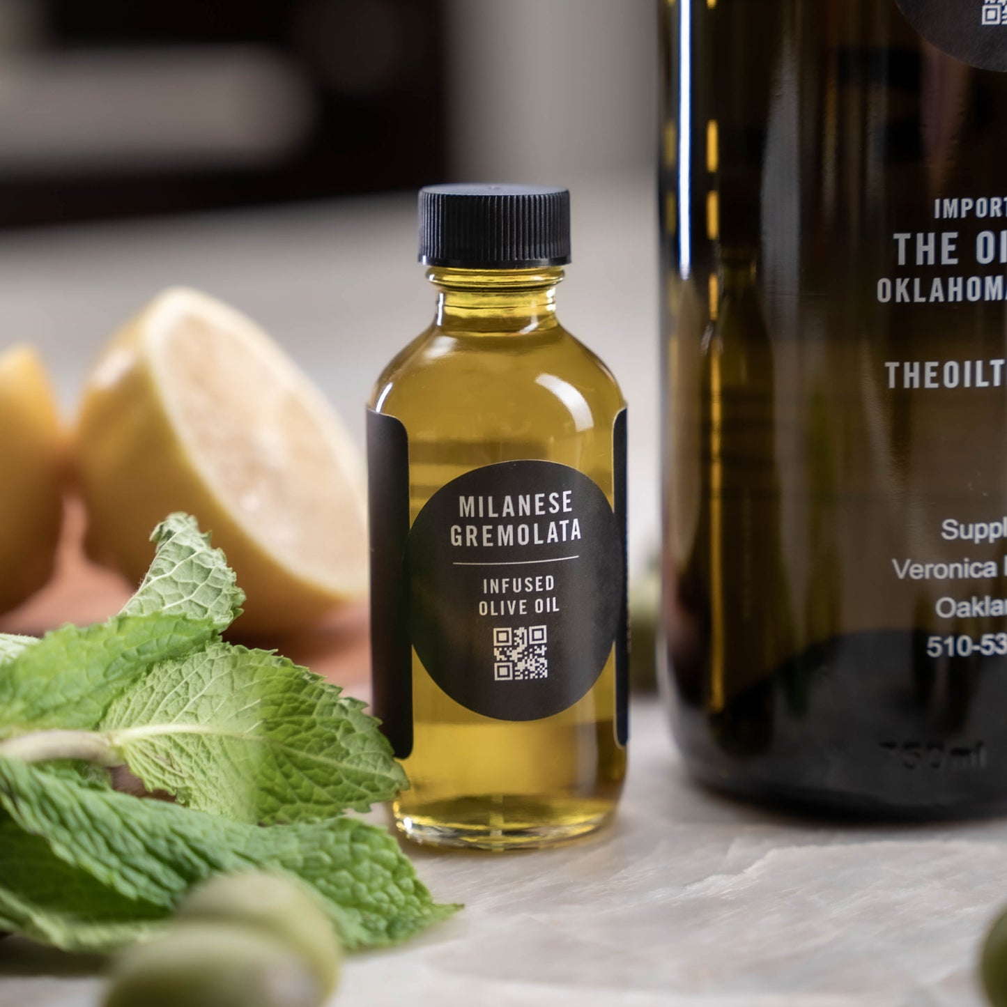 milanese gremolata infused olive oil