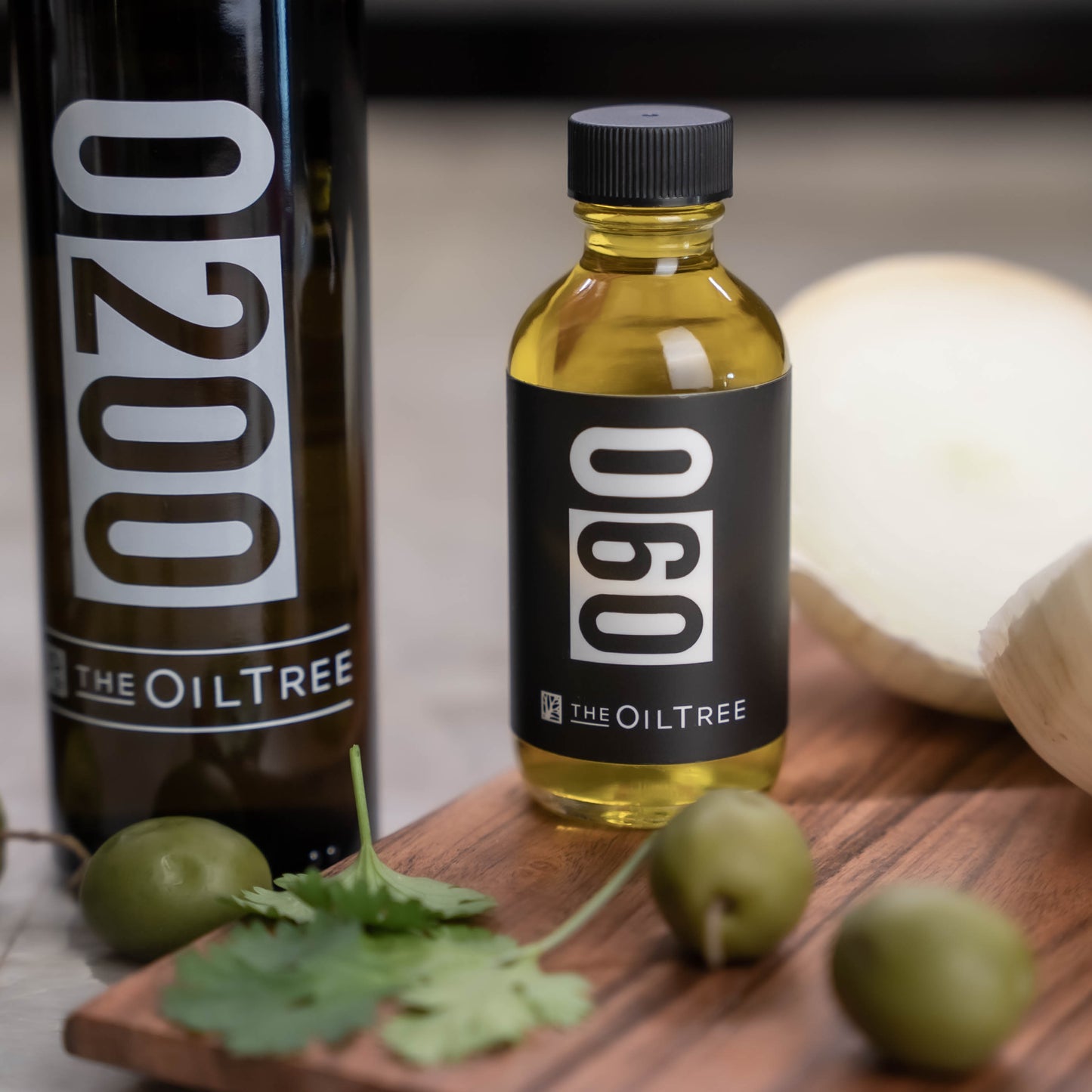 cilantro onion infused olive oil