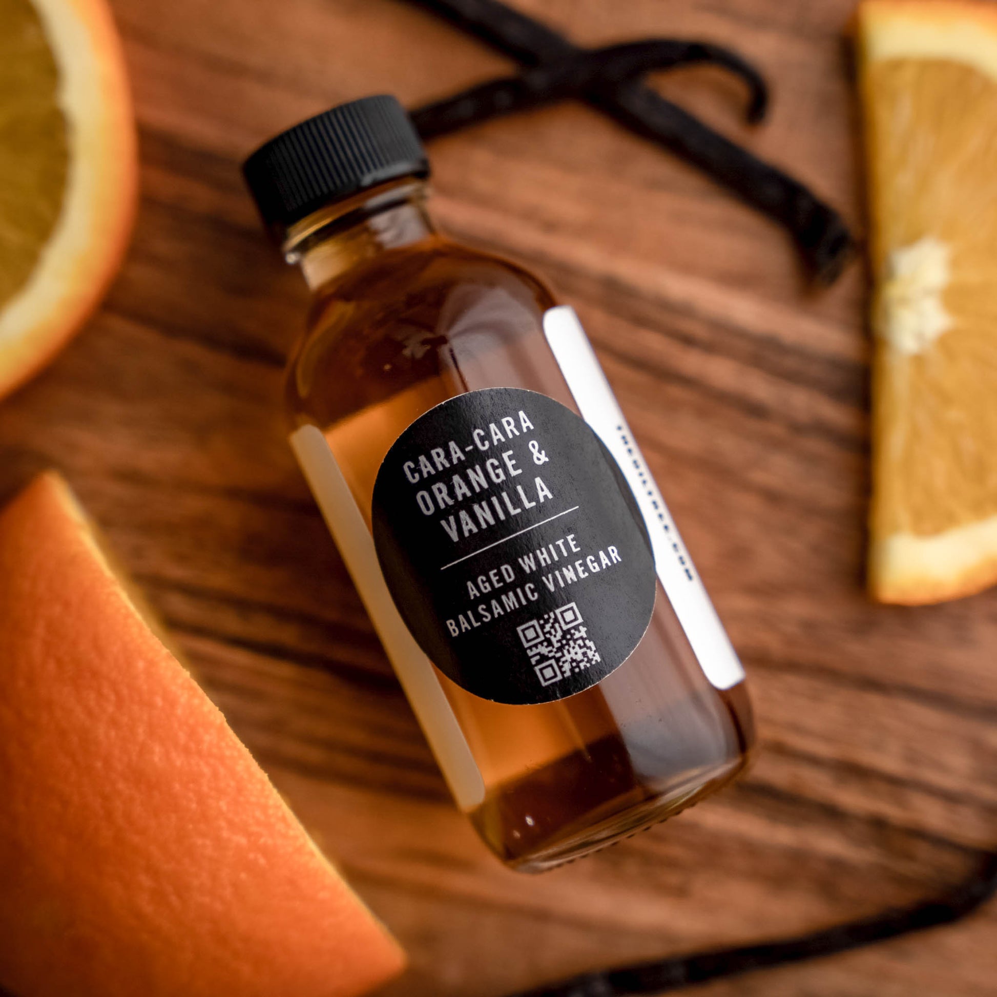 Cara Cara Orange Vanilla Aged White Balsamic Vinegar