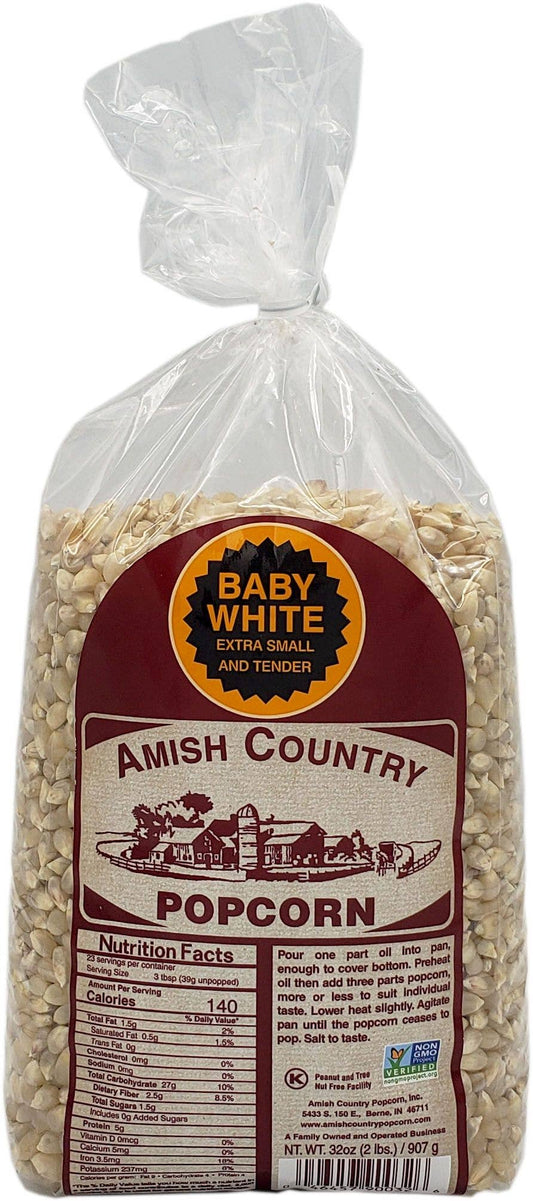 Bag of Baby White Popcorn, 2lb