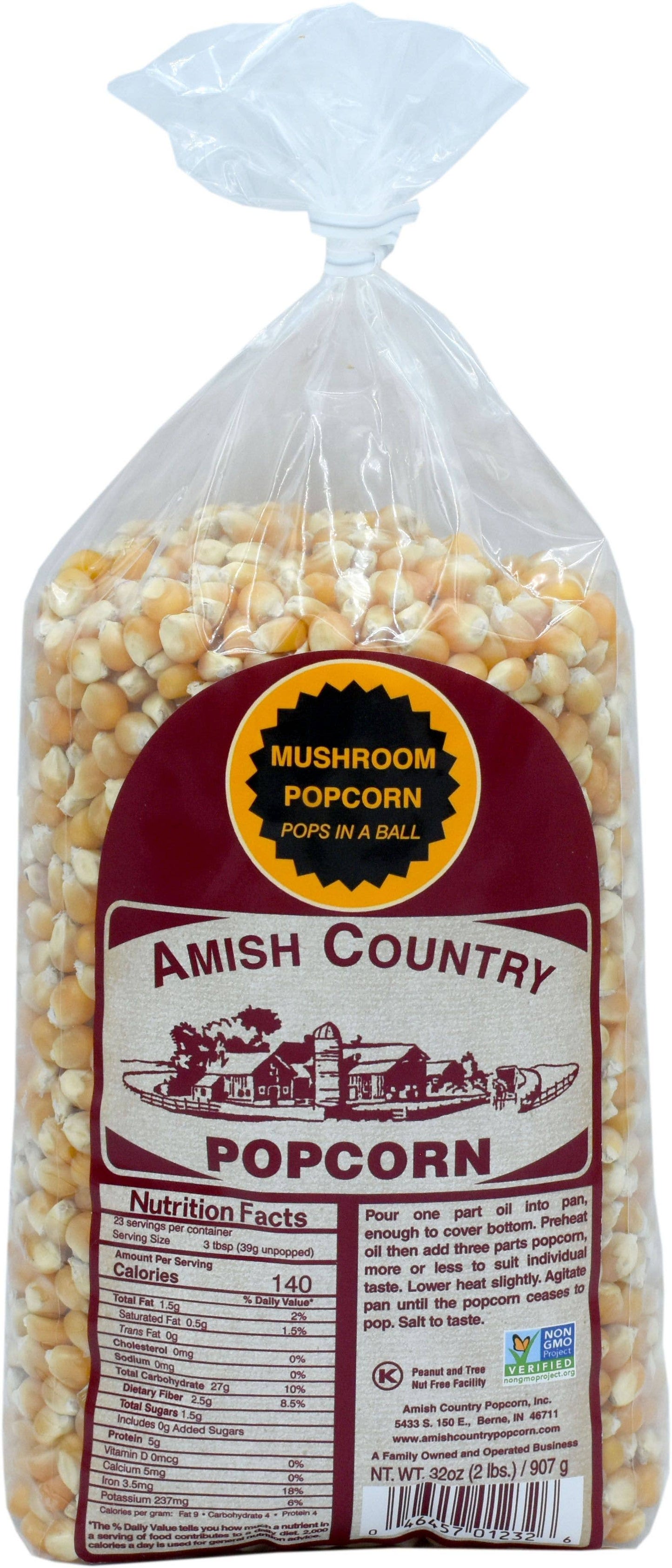 Bag of Mushroom Popcorn, 2lb