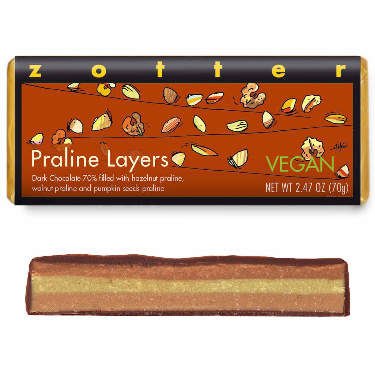 Praline Layers (Hand-scooped Chocolate)