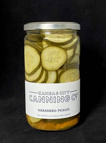 Habanero Cucumber Pickles
